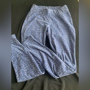Columbia micro fleece periwinkle leggings small
